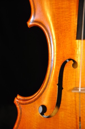 Geige Violine Amati "Alard" Geigenbau Kathrin Kurz Röschitz Klangeinstellung Neubau Geigenreparatur violinmaker f-Loch
