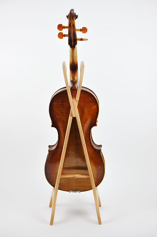 KaJoKu Bratschenständer Rückansicht Buche Eiche Kathrin und Johannes Kurz Röschitz NOE